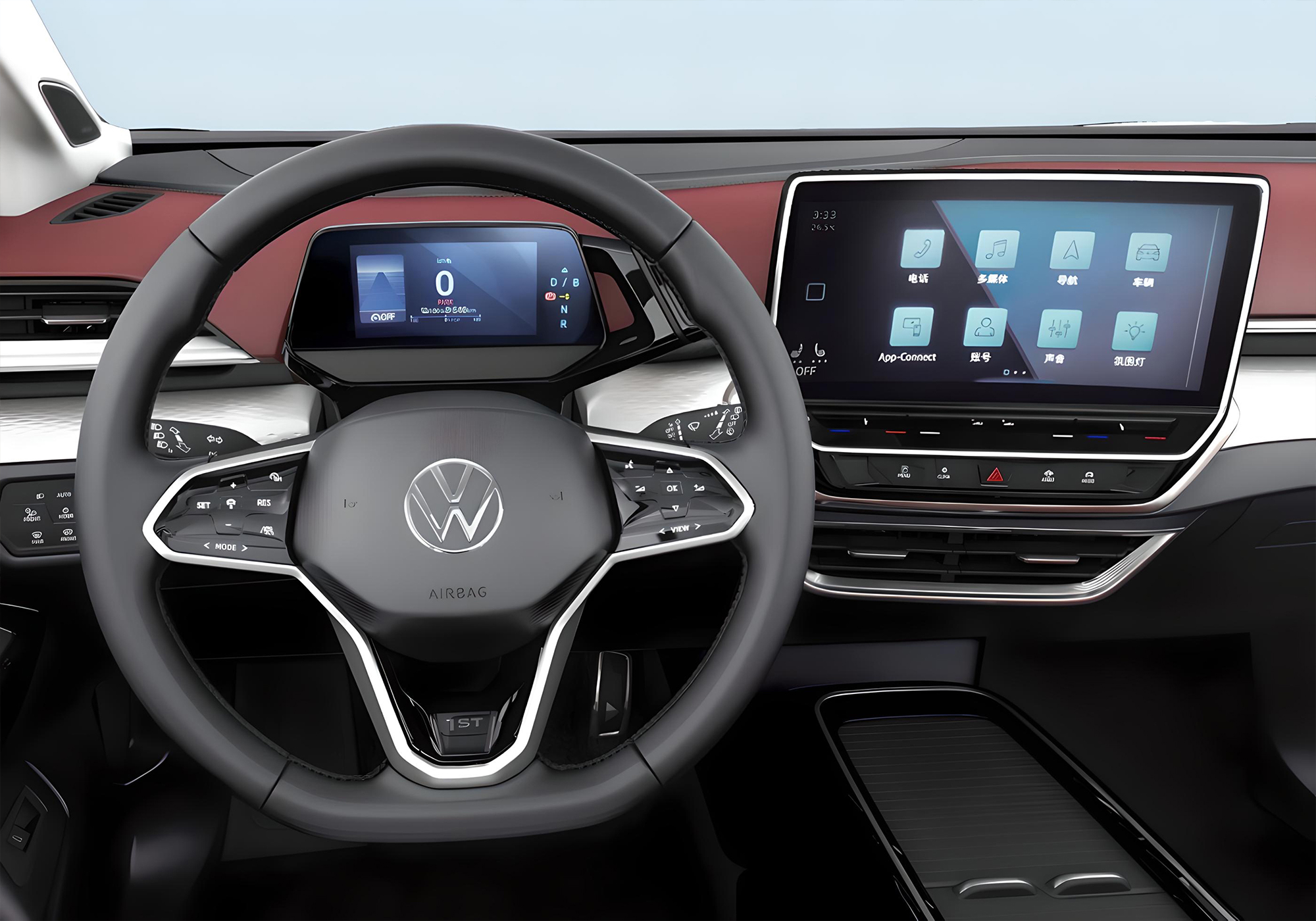 Інтер'єр Volkswagen ID.6 X | Елетромобілі з Китаю в Україні
