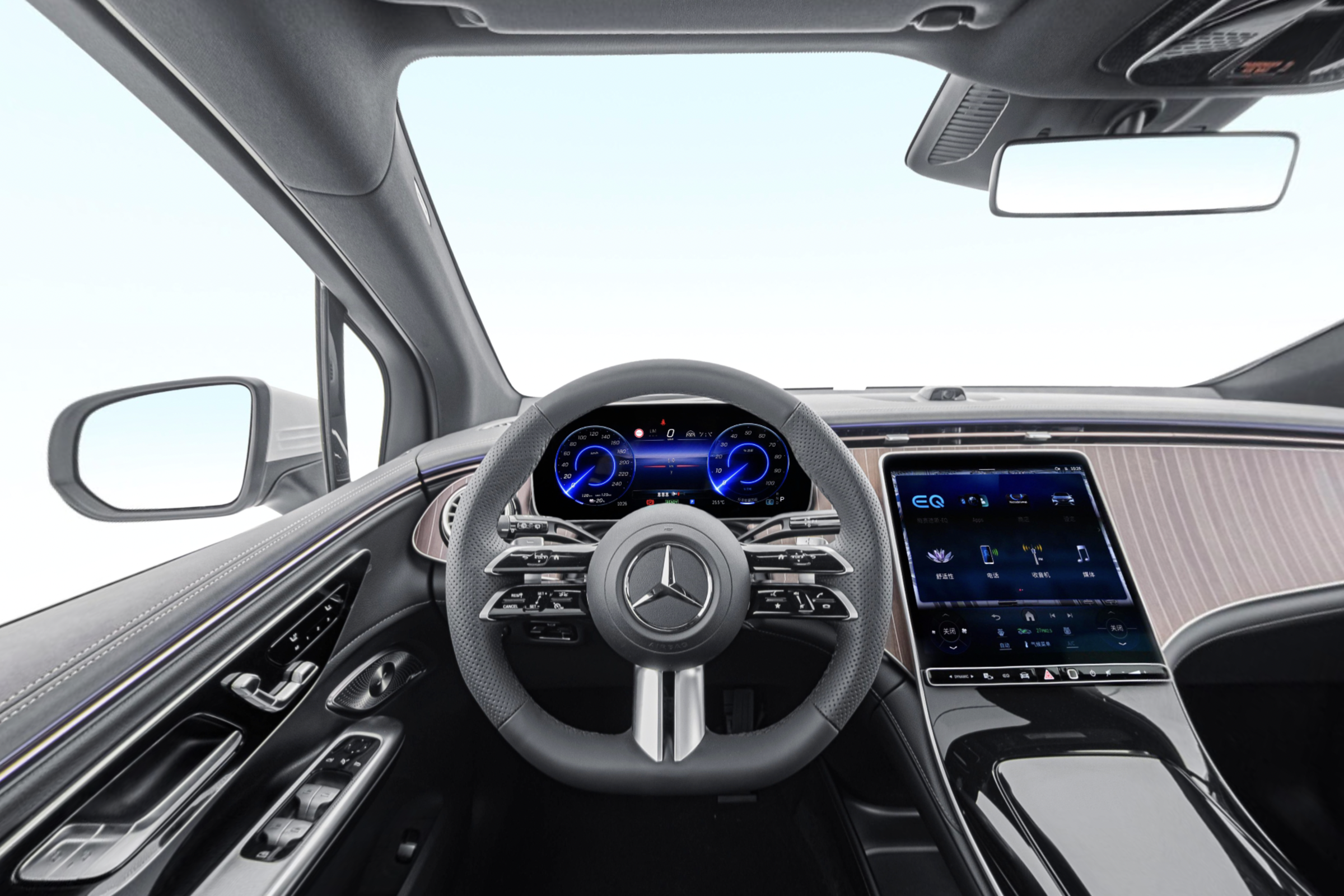 Огляд салону Mercedes-Benz EQE SUV