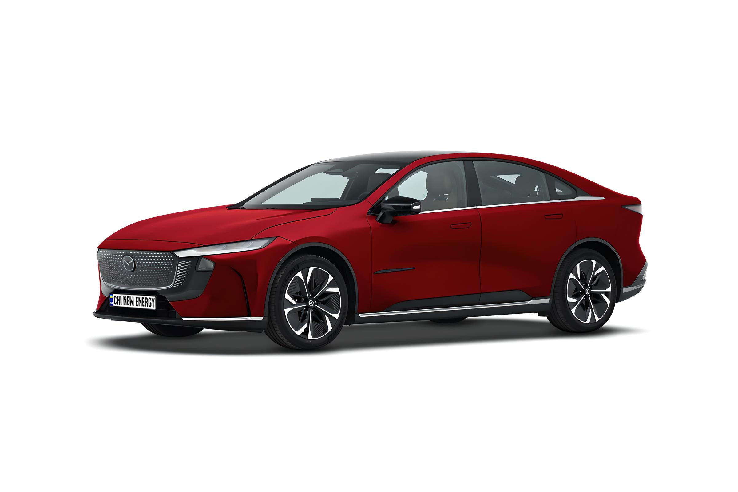 Mazda EZ-6 EV red