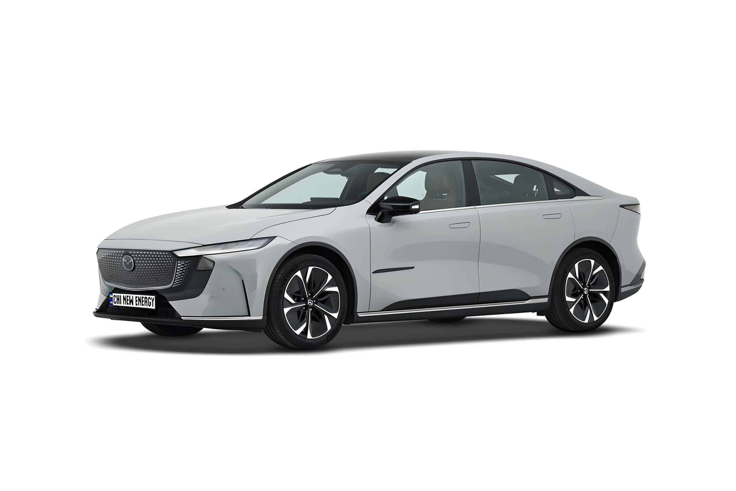 Mazda EZ-6 EV light gray